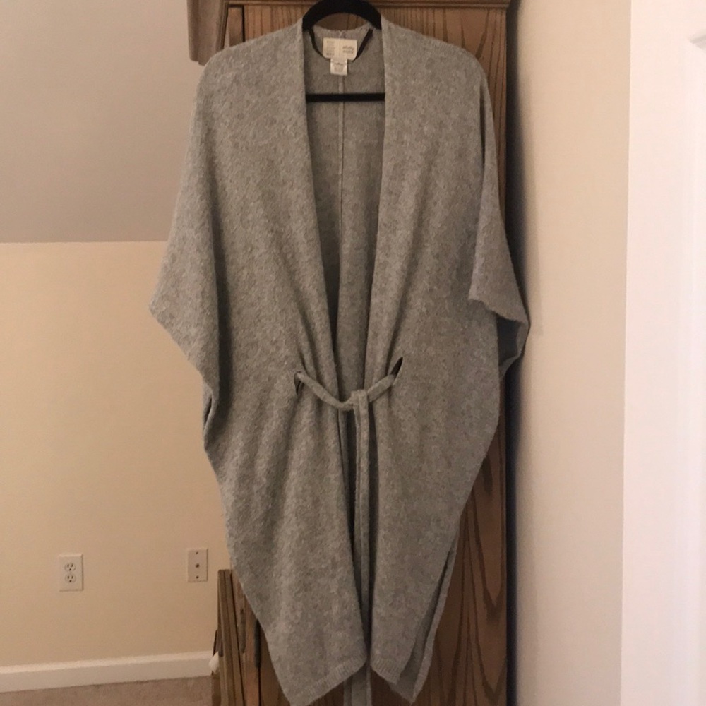 Anthropologie sweater poncho